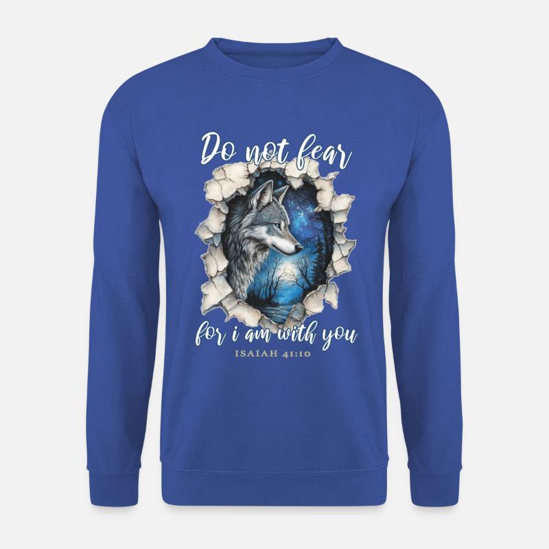 Wolf Christlich - Unisex Pullover - Royalblau
