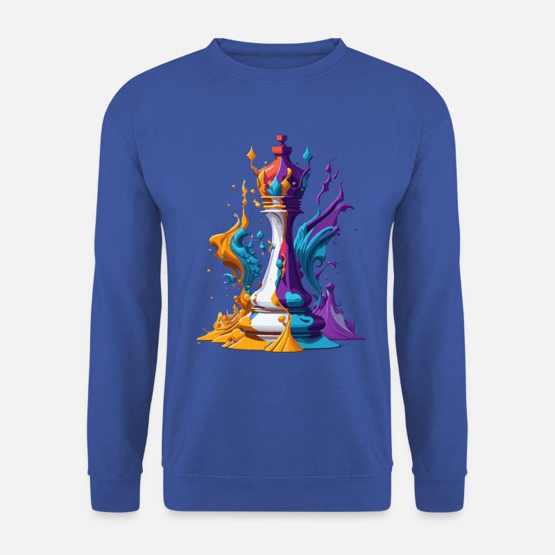 Schachfigur - Unisex Pullover - Royalblau