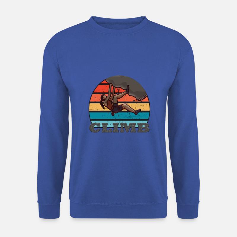 klettern - Unisex Pullover - Royalblau