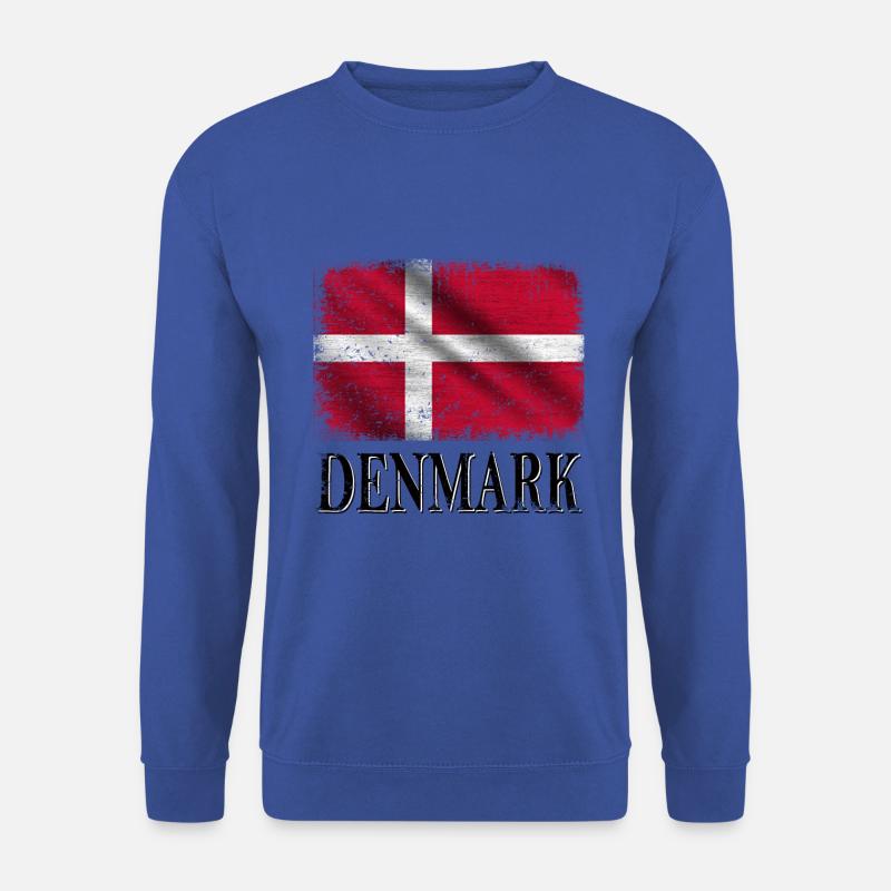 Danemark, drapeau du Danemark - Sweat-shirt Unisexe - bleu royal