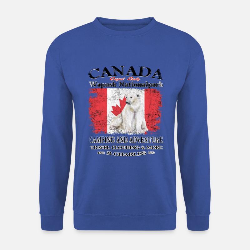 Canada, Canada, camping - Unisex Sweatshirt - royal blue