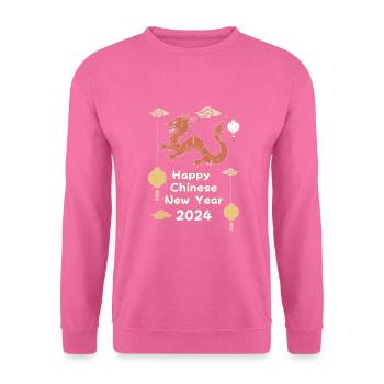 Happy Easter Cute Leopard t-shirt - Unisex Sweatshirt - pink - Front