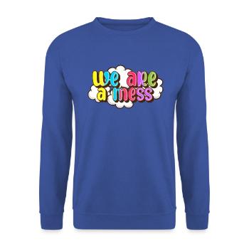 We are ruin - Unisex Sweatshirt - royal blue - Front - Alina (178cm) & Michal (187cm)