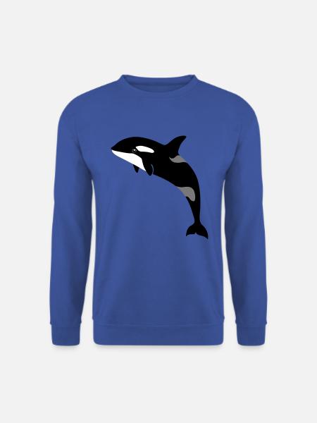 jumping orca - Unisex Sweatshirt - royal blue