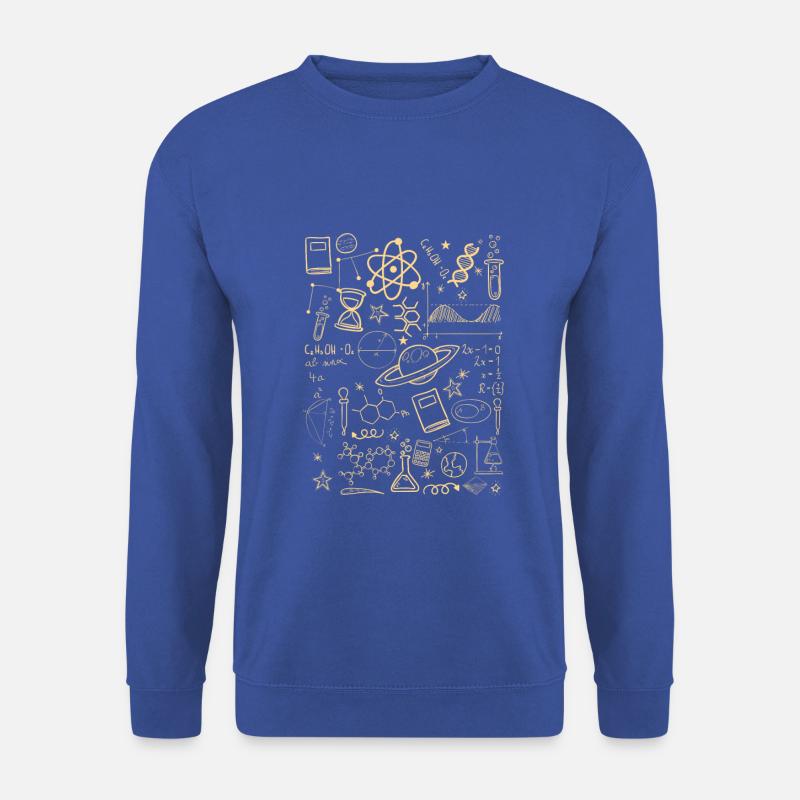 Physik Mathe Chemie Biologie Astronomie Geschenk - Unisex Pullover - Royalblau