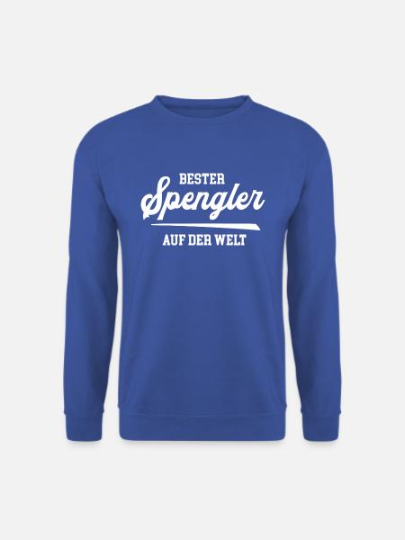 Bester Spengler Meister Dachdecker Spenglerei - Unisex Pullover - Royalblau