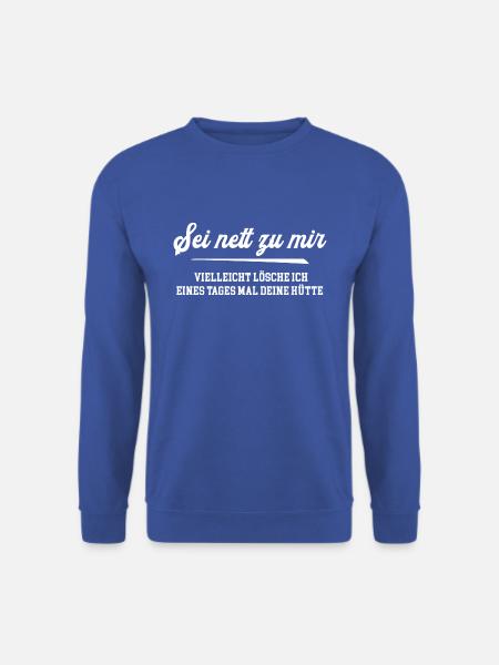 Freiwillige Feuerwehr Mann Jugendfeuerwehr - Unisex Pullover - Royalblau
