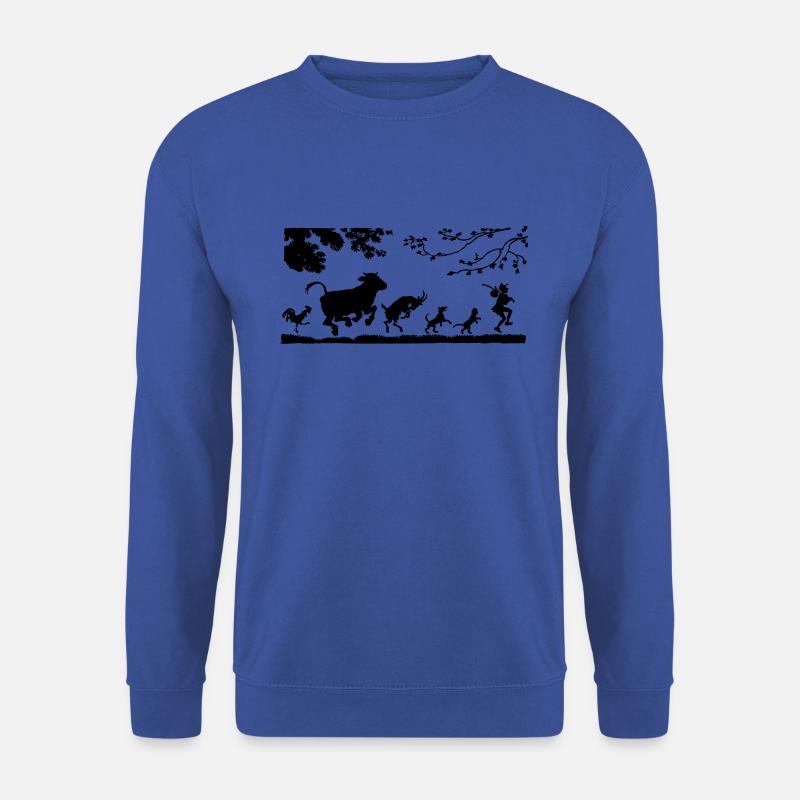 Animals - Unisex Pullover - Royalblau