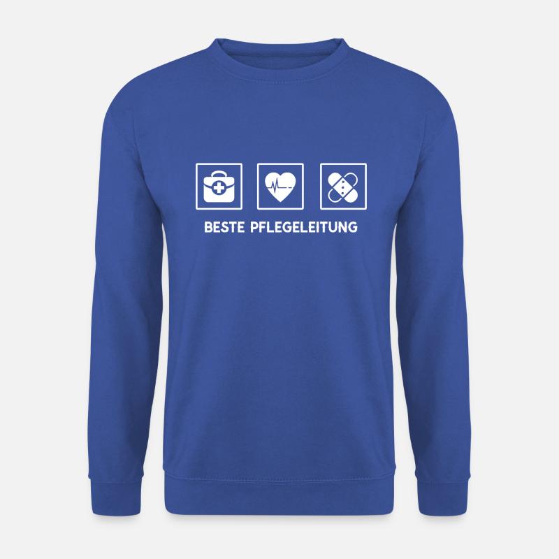Beste Pflegeleitung Pflegeberufe Leiter Pflege - Unisex Pullover - Royalblau