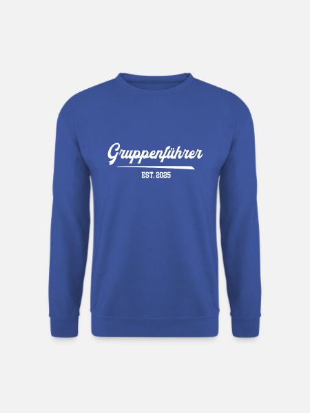 Gruppenführer 2025 Feuerwehr Feuerwehrmann FFW - Unisex Pullover - Royalblau