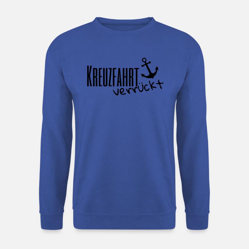 kreuzfahrt verrückt - black - Unisex Pullover - Royalblau