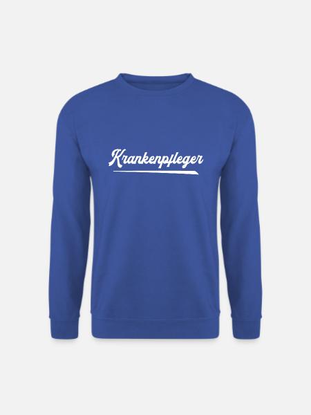 Krankenpfleger Pfleger Krankenpflege Pflegehelfer - Unisex Pullover - Royalblau