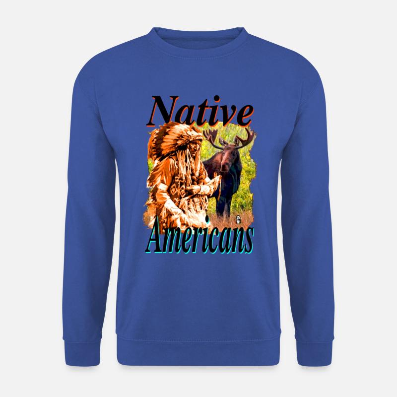 Native Americans 4 - Unisex Pullover - Royalblau