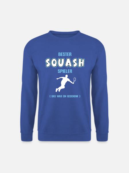 Bester Squash Spieler Squasher Squashspieler - Unisex Pullover - Royalblau