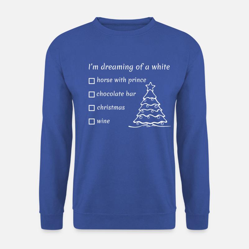 Pull de Noël avec humour - Sweat-shirt Unisexe - bleu royal