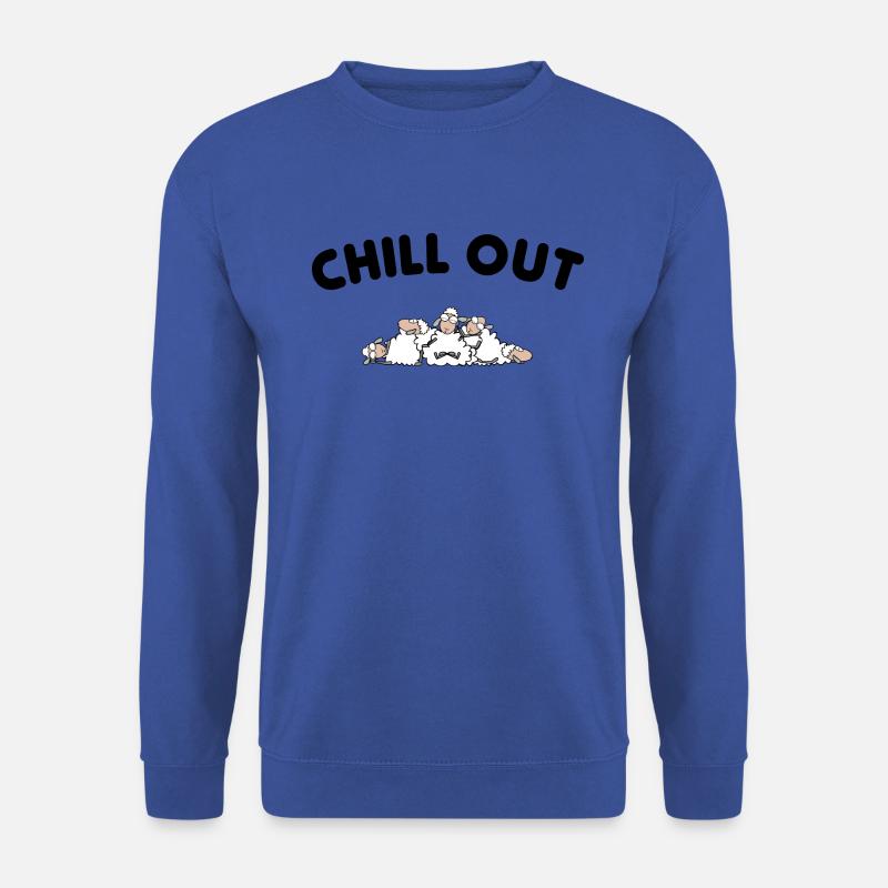 Chill Out Schafe - Unisex Pullover - Royalblau