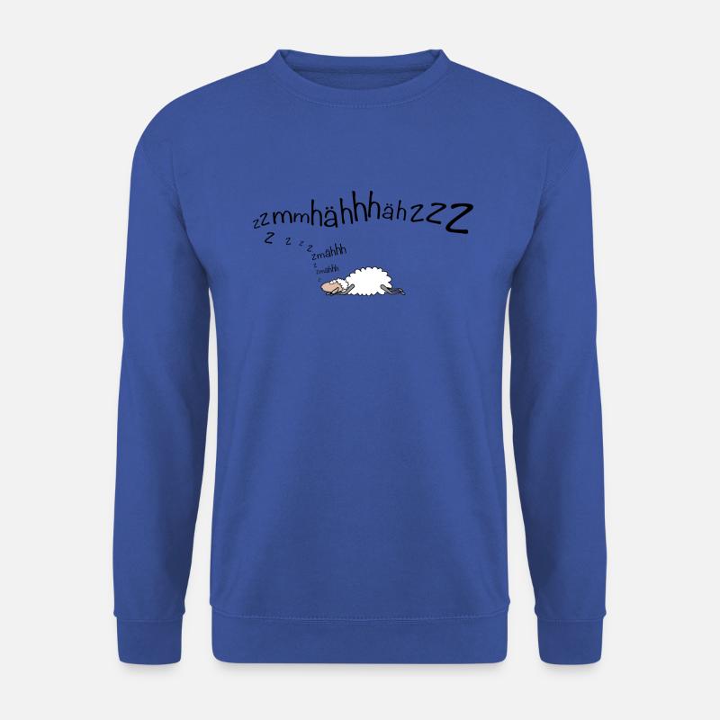 Schaf schnarcht - Wortspiel - Unisex Pullover - Royalblau