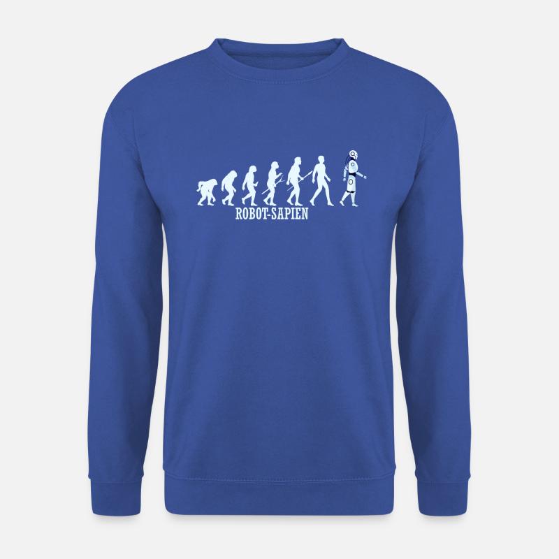 robot-sapien - Unisex Pullover - Royalblau