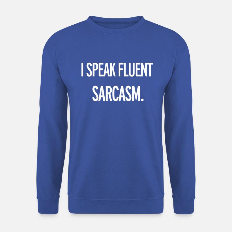Sarcasm - Sweat-shirt Unisexe - bleu royal