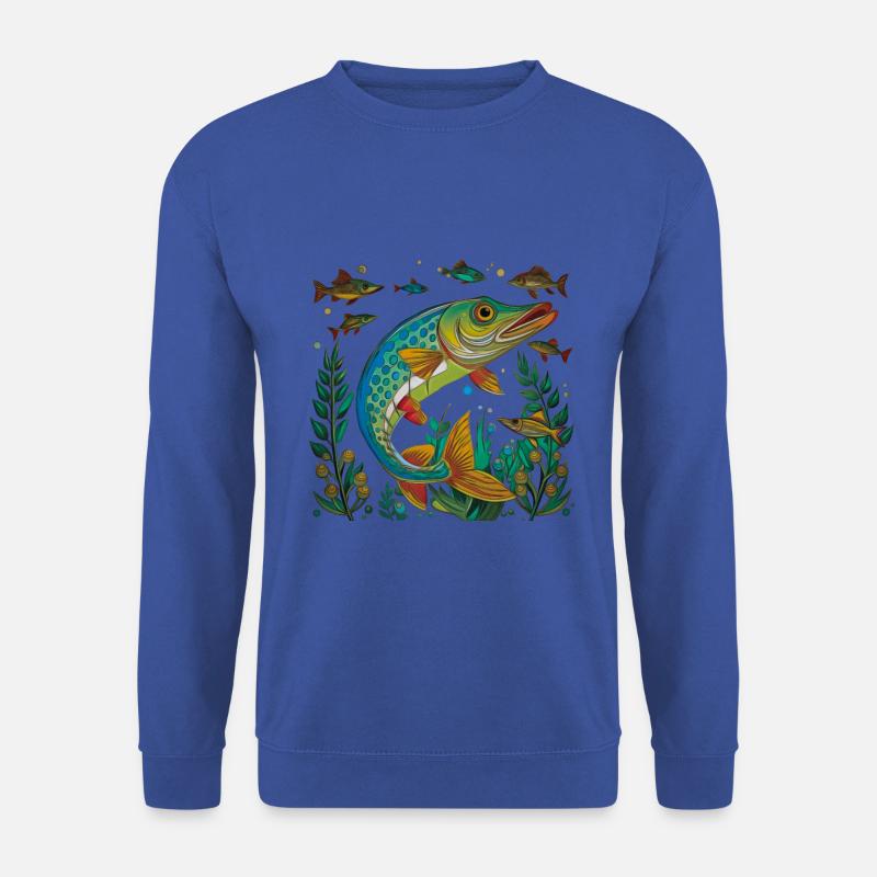 Hecht - Unisex Pullover - Royalblau