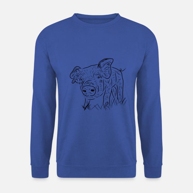 Schwein - Unisex Pullover - Royalblau