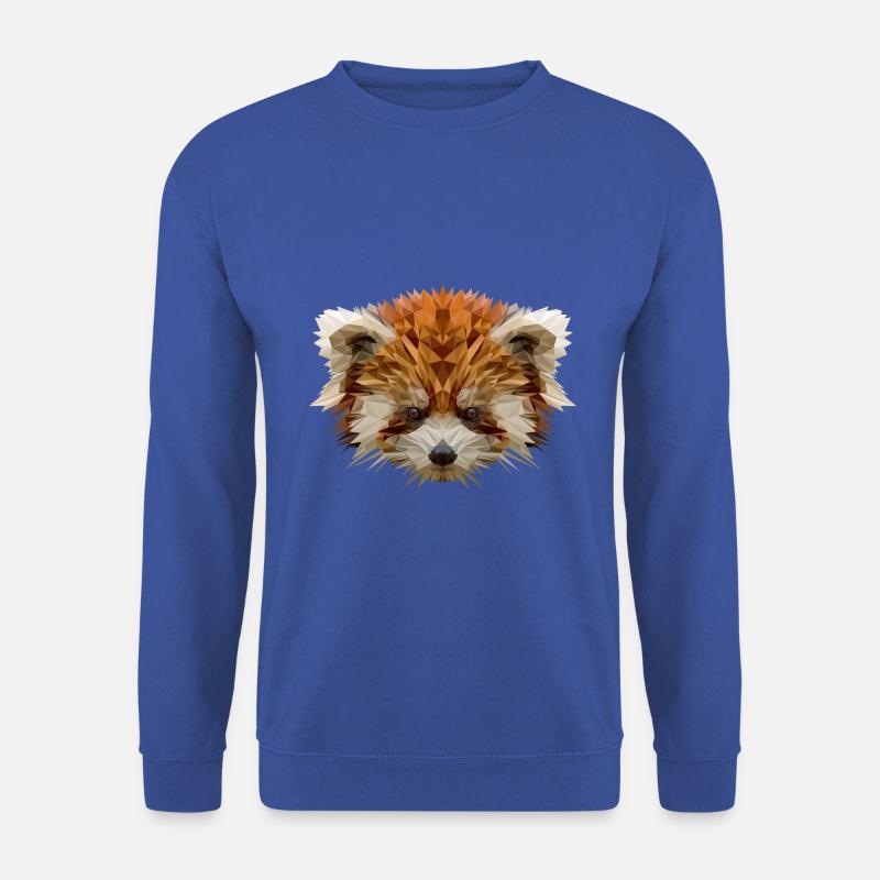 Roter Panda - Unisex Pullover - Royalblau