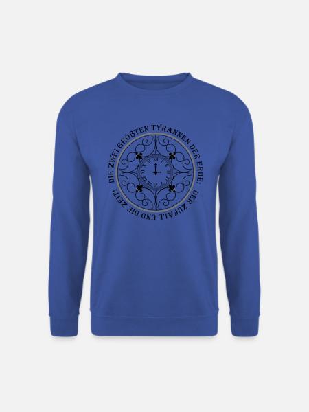 Vintage Uhr - Unisex Pullover - Royalblau