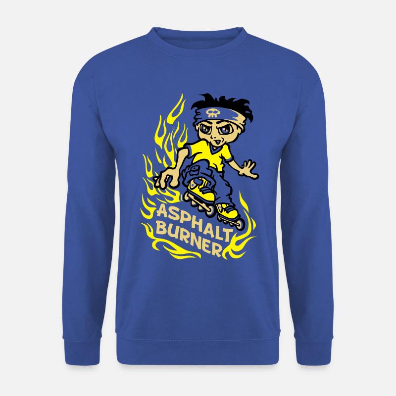 Asphalt burner flex - Unisex Pullover - Royalblau