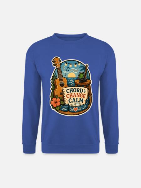 CHORD CHANGE CALM - Unisex Pullover - Royalblau