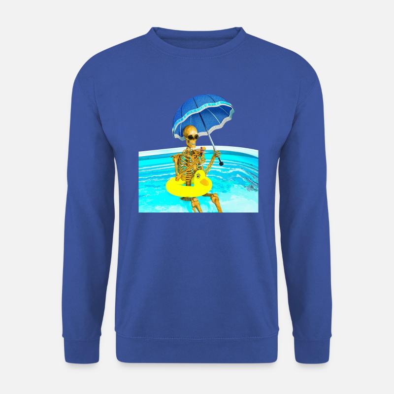 Grim Reaper on vacation - Unisex Sweatshirt - royal blue