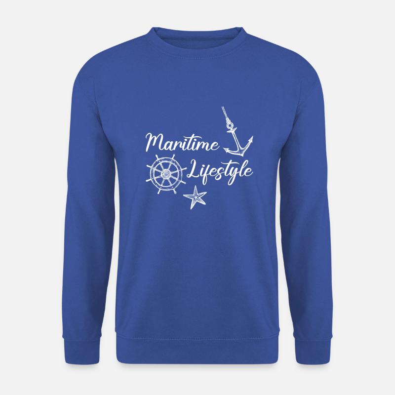 Maritime Lifestyle - Unisex Pullover - Royalblau