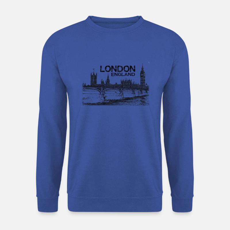LONDON - Unisex Pullover - Royalblau