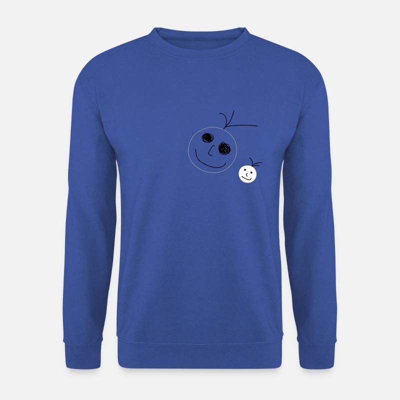 Smiley - Unisex Pullover - Royalblau