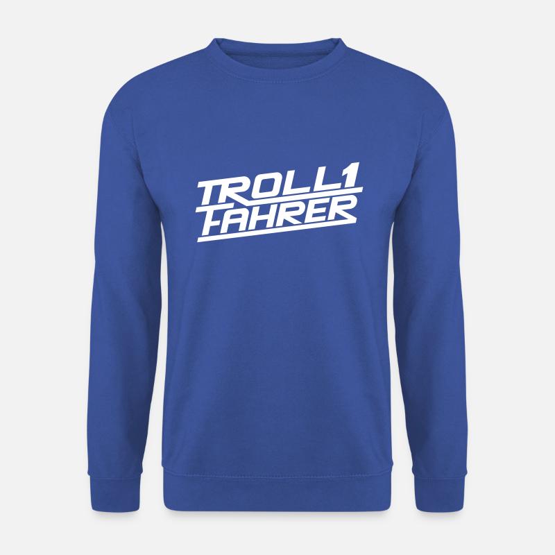 Troll Driver Troll Driver Logo - Unisex Sweatshirt - royal blue