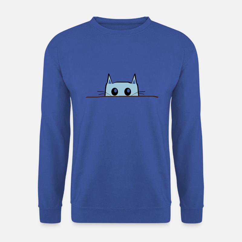 Cat Comic Table - Unisex Sweatshirt - royal blue