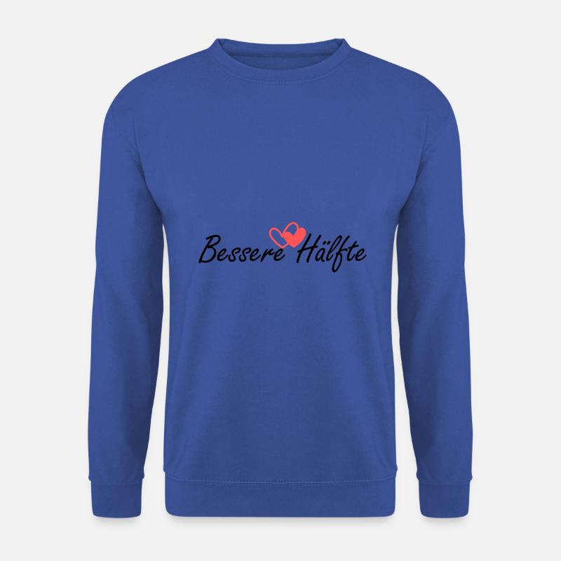Bessere Hälfte Herz - Unisex Pullover - Royalblau