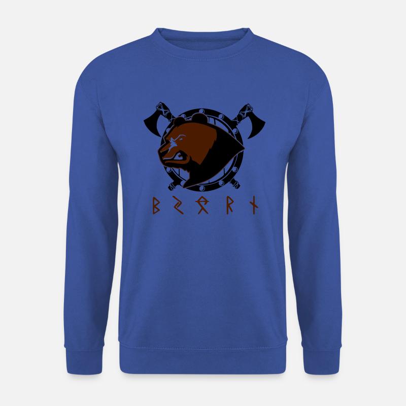 Wikingerbär - Viking Bear - Unisex Pullover - Royalblau