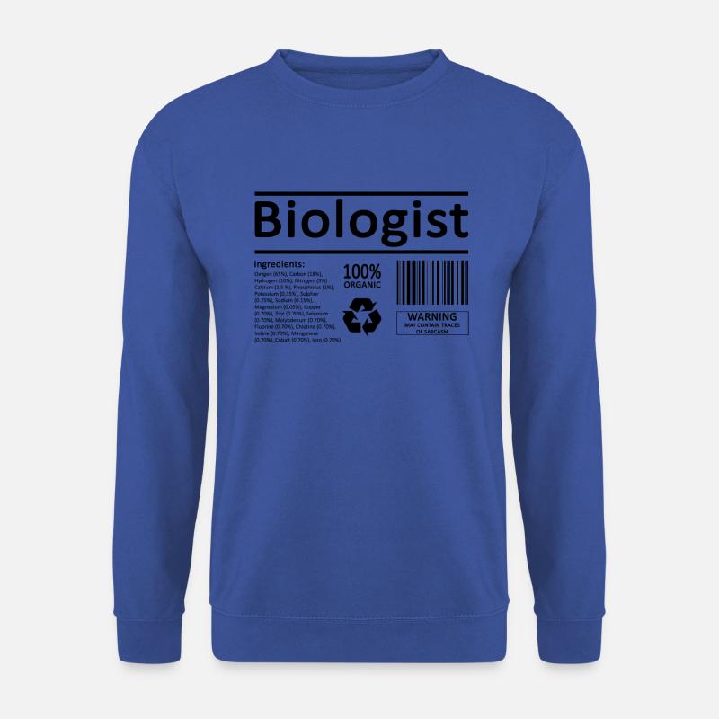 Biologe Biologie Student Wissenschaft Geschenk - Unisex Pullover - Royalblau