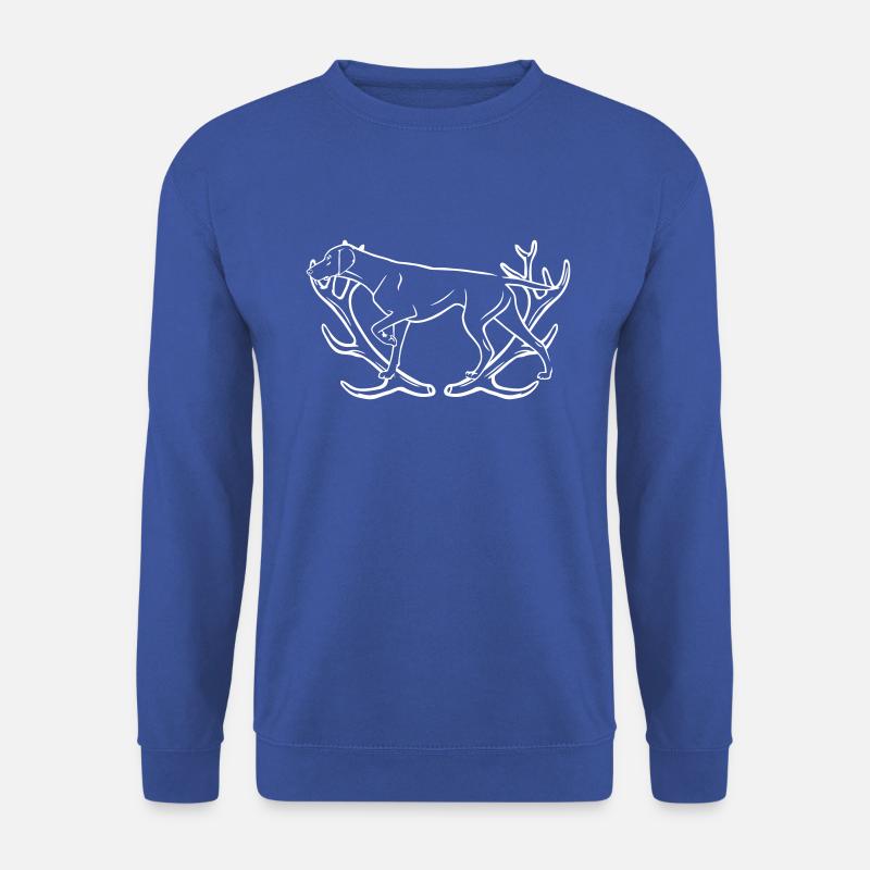 Deutsch Kurzhaar - Geweih - Unisex Pullover - Royalblau