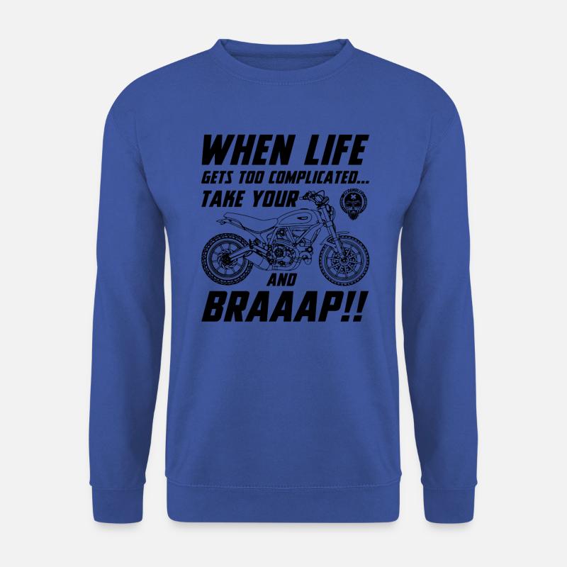 toocomplicated2 - Unisex Sweatshirt - royal blue