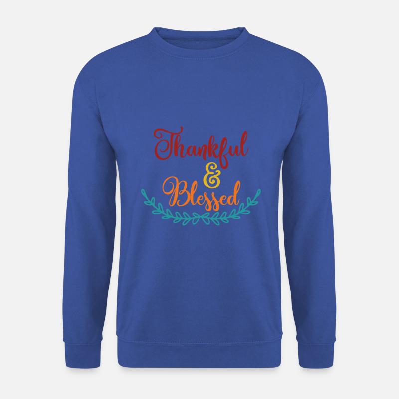 Herbst goldene Jahreszeit - Unisex Pullover - Royalblau