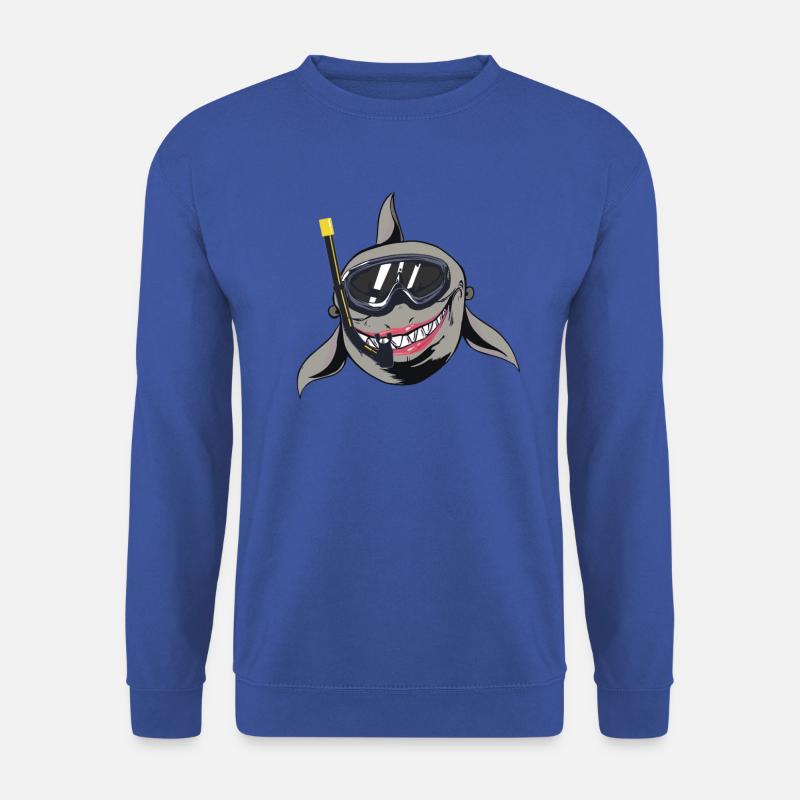 Haifisch Hai - Unisex Pullover - Royalblau