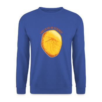 amber mosquito mosquito mosquito amber science - Unisex Sweatshirt - royal blue - Front - Alina (178cm) & Michal (187cm)
