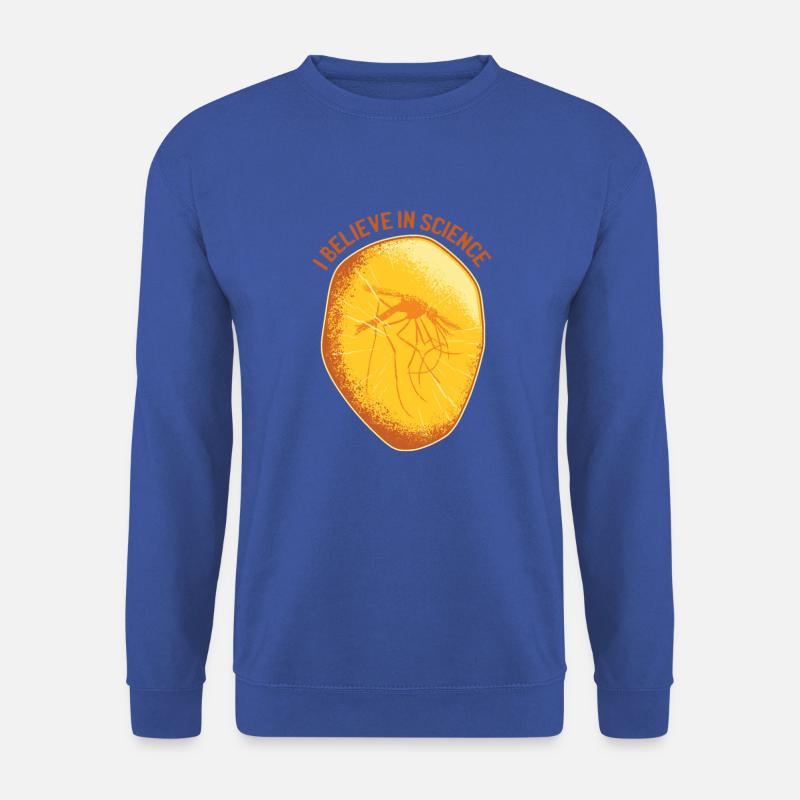 amber mosquito Mücke Moskito Bernstein science - Unisex Pullover - Royalblau