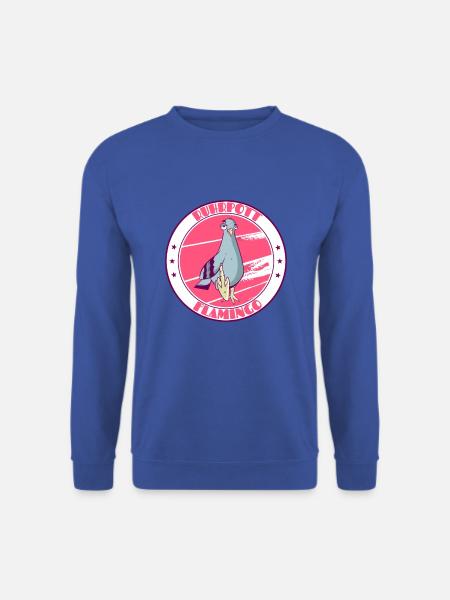 Ruhrpott Flamingo Mittelfinger - Unisex Pullover - Royalblau