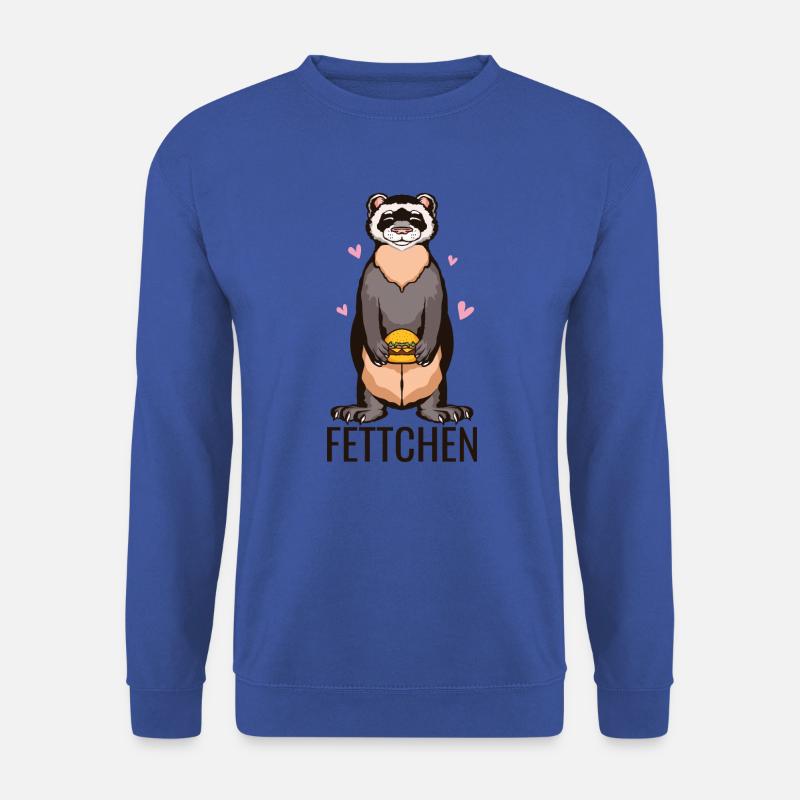 Frettchen ferret - Unisex Pullover - Royalblau