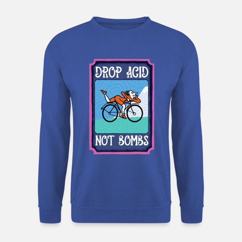 LSD Drop Acid Not Bombs - Unisex Pullover - Royalblau