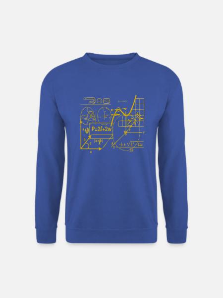 Formel-Graphen Kaleidoskop - Unisex Pullover - Royalblau