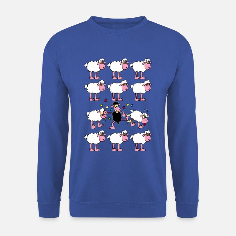 Schwarzes Schaf - Unisex Pullover - Royalblau