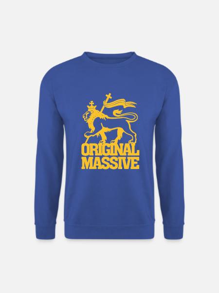 Original Massive – Gelb - Unisex Pullover - Royalblau